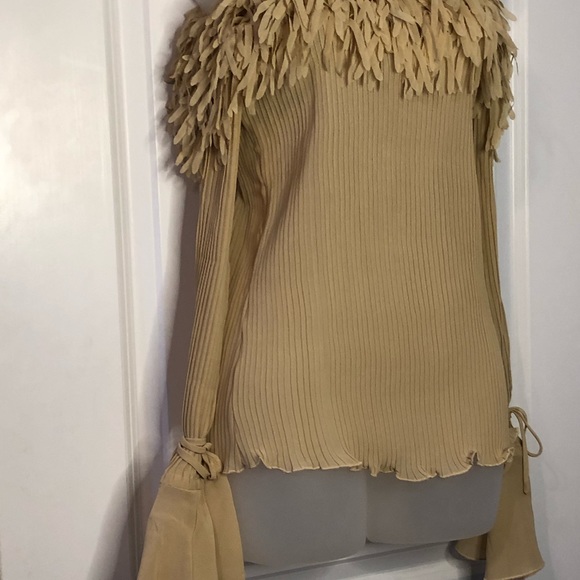 NWT KAELYN-MAX Beige Top Size Large - Picture 4 of 15